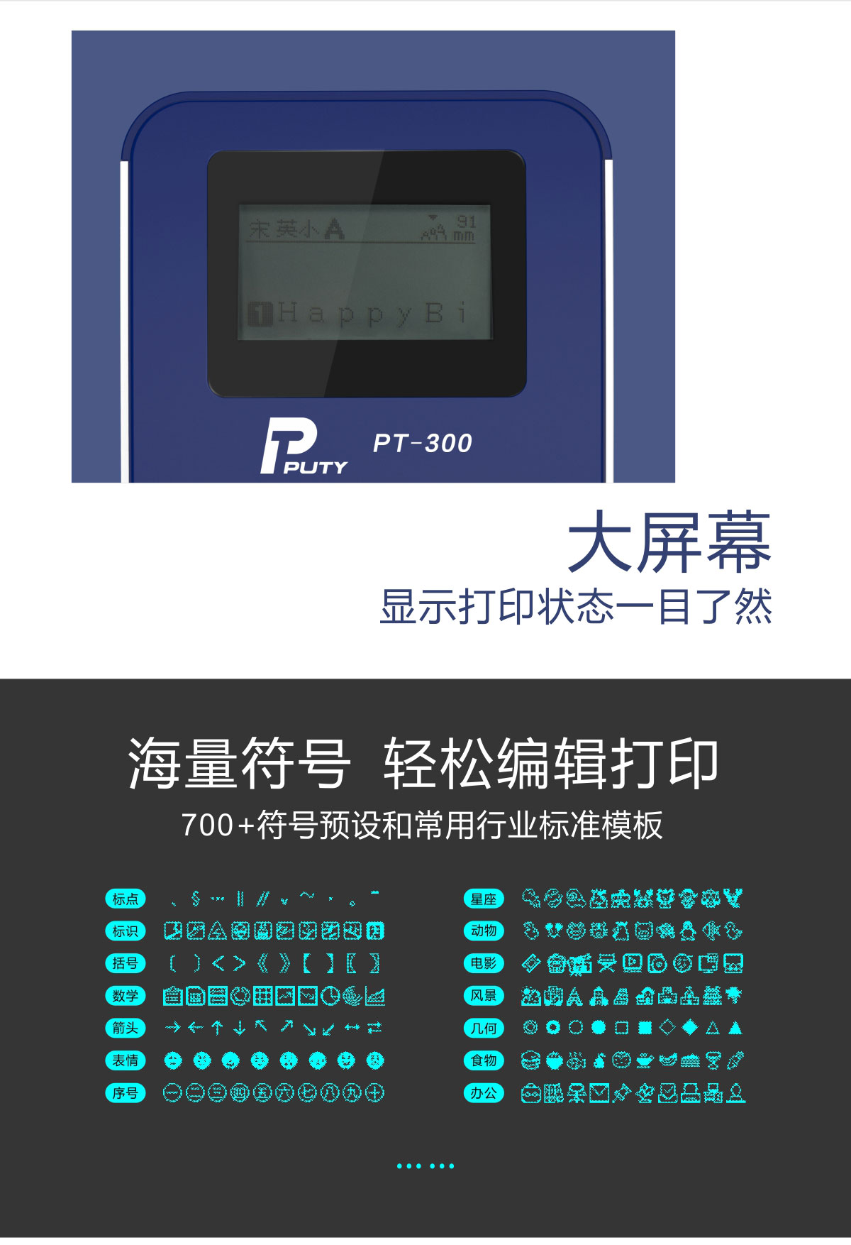 PT-300标签打印机